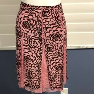 S.L.B. Floral Midi Skirt